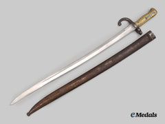 France, Iii Republic. An M1866/1870 French Saber Bayonet, By The Manufacturer Of Arms Of Saint-Étienne