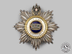 Italy, Kingdom. An Order Of The Crown Of Italy, Grand Cross Breast Star, C. 1930