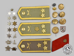 Czechoslovakia, Socialist Republic. A Mixed Lot Of Uniform Accessories And Insignia