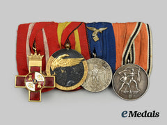 Germany, Luftwaffe. A Medal Bar For Condor Legion Service