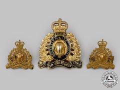 Canada, Commonwealth. A Royal Canadian Mounted Police (Rcmp) With Queen's Crown Insignia Set
