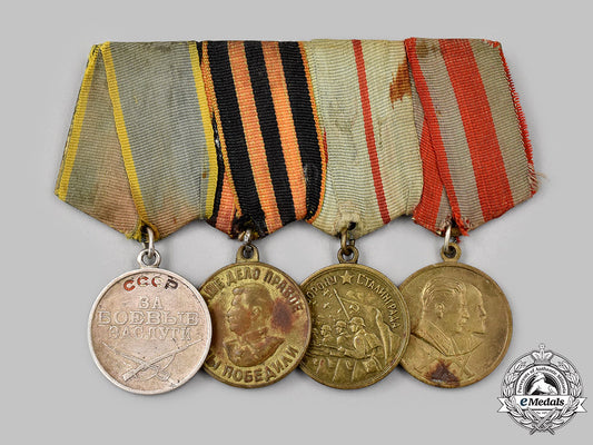 russia,_soviet_union._a_period_mounted_defence_of_stalingrad_medal_group_07_m21_mnc2389