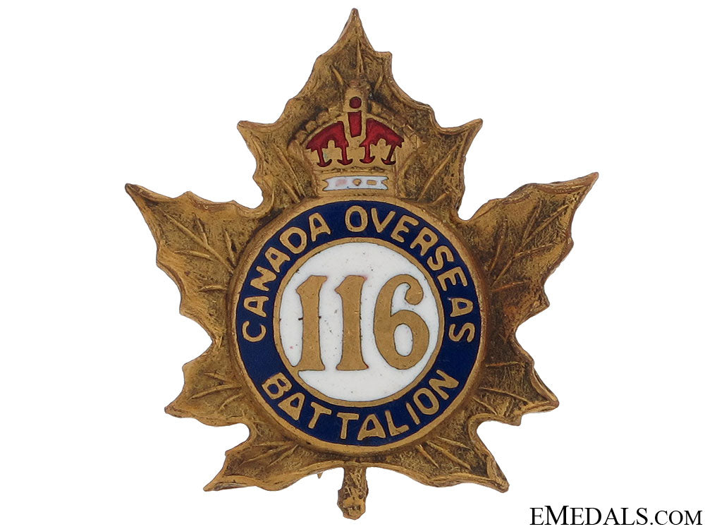 116_th_canadian_overseas_battalion_pin_cef_116th_canadian_o_51cdbd15eb4ac
