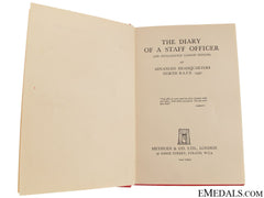 Major-General Price J. Montague Signed Book