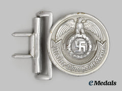 Germany, Ss. A Waffen-Ss Officer’s Belt Buckle, By Overhoff & Cie