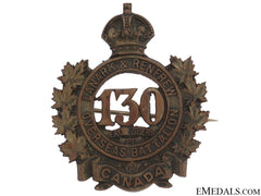 130Th Overseas Battalion Cap Badge Cef