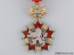 A Czechoslovakian Order Of The White Lion; 4Th Class For Officers