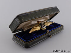 A Gold Fleet Air Pilot Wings With Cased