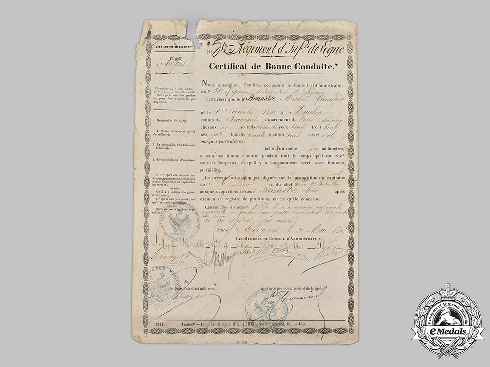 france,_ii_republic._an_italian_campaign&_mexican_expedition_medals_with_documents,51_st_infantry_of_the_line_regiment_162_m21_mnc0219_1