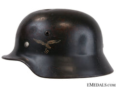 An M35 Double Decal Luftwaffe Helmet