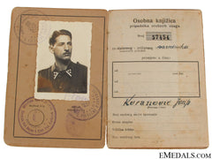 Croatian Army Wehrpass/Id