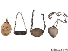 Four Rcaf Id & Sweetheart Items
