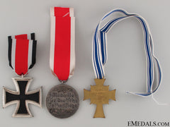 Three Wwii German Medals & Awards