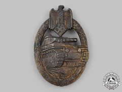 Germany, Wehrmacht. A Panzer Assault Badge, Bronze Grade, By Karl Wurster