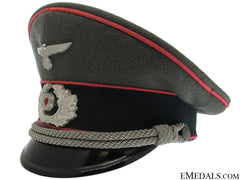Army Panzer Officer's Visor Cap By Erel