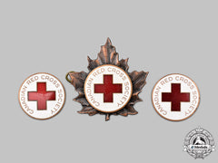 Canada, Commonwealth. A Canadian Red Cross Society Insignia Set