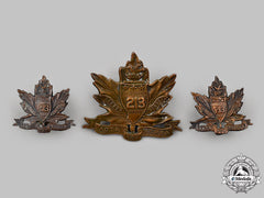 Canada, Cef. A 213Th Infantry Battalion "Toronto Americans" Insignia Set