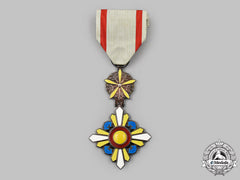 China, Japanese Occupied Manchukuo. An Order Of The Auspicious Clouds, Vi Class, C.1935