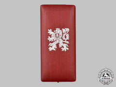 Czechoslovakia, Republic. And Order Of The White Lion, V Class Knight Case By Karnet & Kysely, C. 1935
