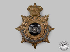 United Kingdom. A King's Own Yorkshire Light Infantry  Helmet Plate, C.1890