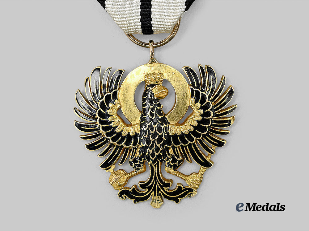 prussia,_kingdom._a_royal_house_order_of_hohenzollern,_knight’s_eagle_in_gold_e_medals__g62605_5