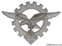 Civilian Technician’s Officer’s Visor Cap Badge