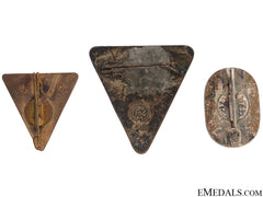 Three Third Reich Badges