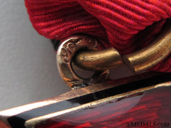 The Order Of St. Vladimir With Swords In Gold