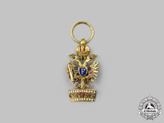Austria, Imperial. An Order Of The Iron Crown, Miniature In Gold, By Vincent Mayer’s Sohne, C. 1900