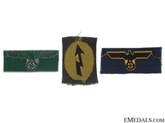 Three German Cloth Insignia