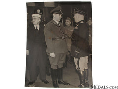 Large Photo Of Pavelic & Mussolini & Collar Tabs