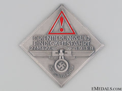 Nskk Automobile Orientation Ride Award 1938