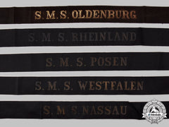 Germany, Imperial. A Collection Of Imperial Naval Tally Ribbons