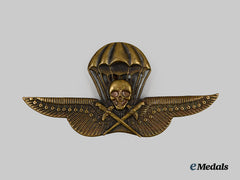 Hungary, Kingdom.  A Rare WWII Parachute Troop Badge