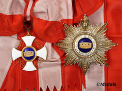 Italy, Kingdom. An Order of the Crown of Italy, Grand Cross Set