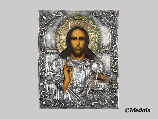 russia,_imperial._an_icon_of_christ_pantocrator,_c.1900__a_i1_1124