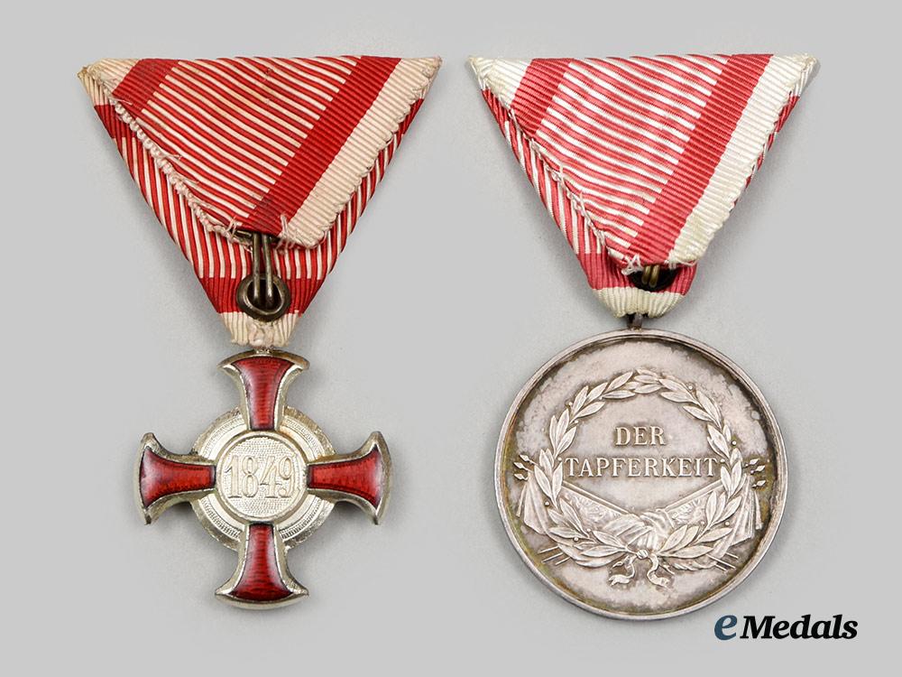 austria,_empire._a_merit_cross“1849”_and_a_bravery_medal,_c.1918__a_i1_3064
