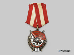 Russia, Soviet Union. A Rare Order of the Red Banner, Type III, Wartime-Issued Third Award