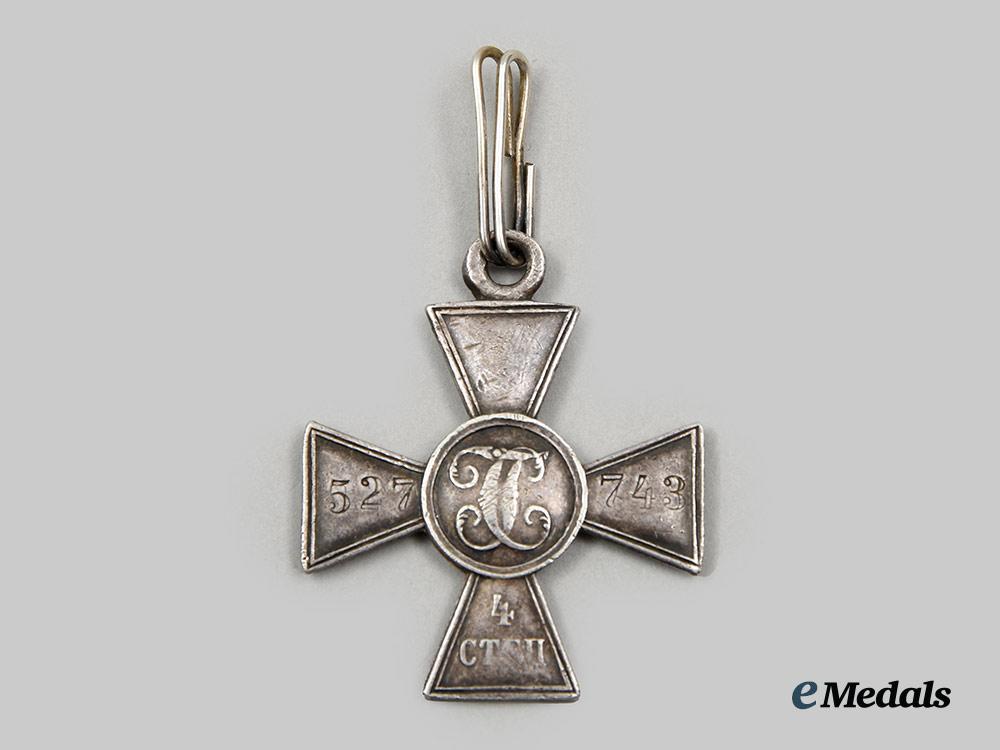 russia,_imperial._a_st._george_cross,_i_v_class_for_first_world_war_service,_to_semyon_nikolaevich_vereshchagin__a_i1_3342