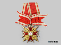 Russia, Imperial. An Order of St. Stanislaus, Military Division, III Class Cross in Gold by Keibel