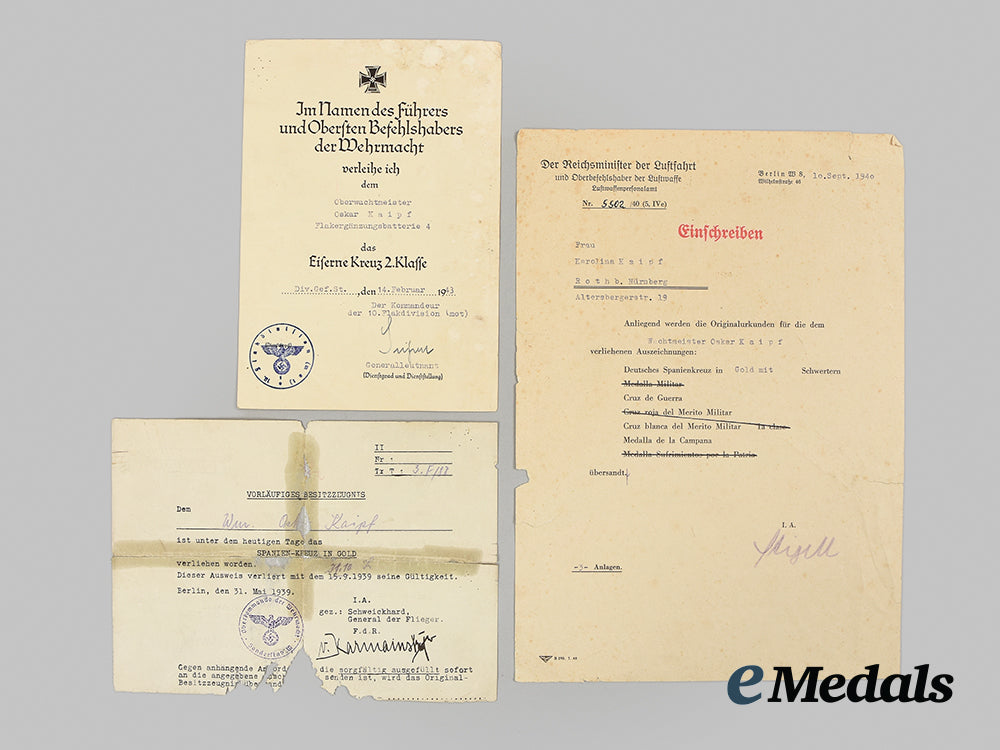 germany,_luftwaffe._a_fine_grouping_of_award_documents_to_oskar_kaipf_including_the_spanish_cross_in_gold_with_swords__a_i1_6252