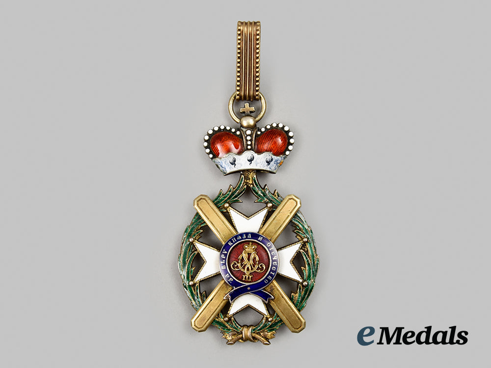 serbia,_kingdom._an_order_of_the_cross_of_takovo,_i_i_i_class,_c.1900__a_i1_9319