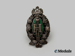 Russia, Imperial. A Badge for the in Honor of the 50th Anniversary of Zemstvo, in Silver