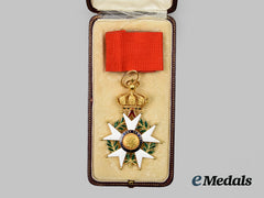 France, II Empire. A National Order of the Legion of Honour in Gold, Commander Cross, c. 1865.