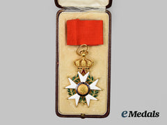 France, II Empire. A National Order of the Legion of Honour in Gold, Commander Cross, c. 1865.