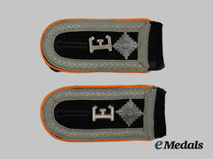 Germany, SS. A Set of Waffen-SS Ergänzungsstellen Oberscharführer Shoulder Straps