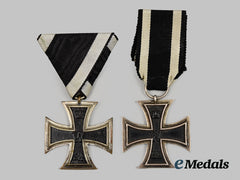 Germany, Imperial. A Pair of 1914 Iron Crosses II Class