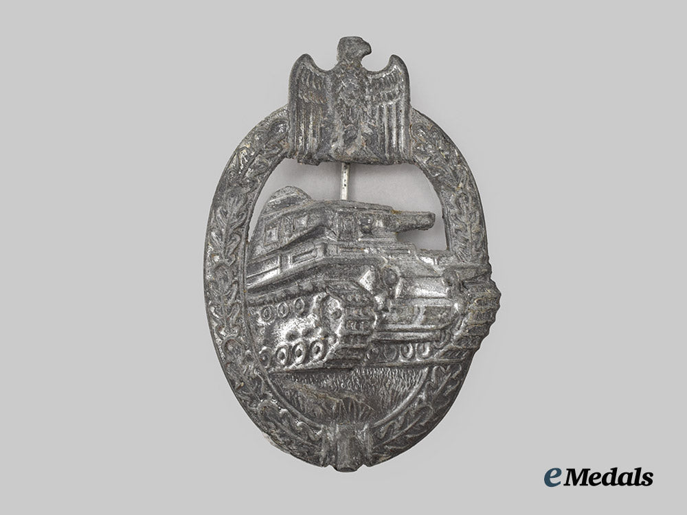 Germany, Wehrmacht. A Panzer Assault Badge, Silver Grade, by Rudolf Karneth