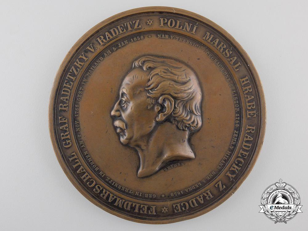 austria,_imperial._a_field_marshal_radetzky_table_medal,_c.1858__e_u10135