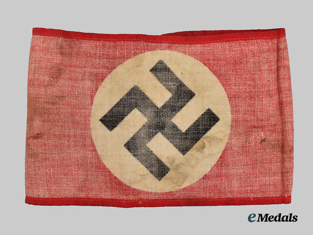 Germany, Third Reich. A Pair of Armbands for Party and Militia Service